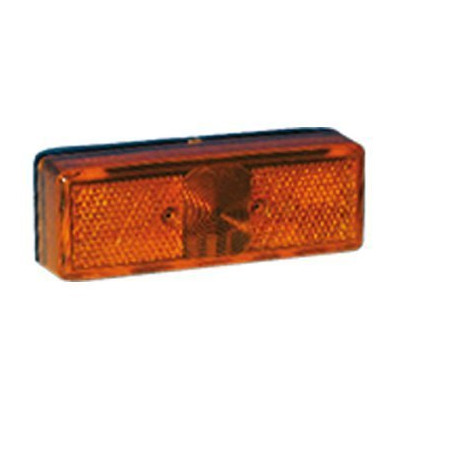 FANALE LATERALE CON CATADIOTTRO ARANCIO ACCESSORI BARCA CARRELLO NAUTICA