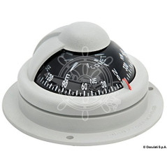 BUSSOLA RIVIERA COMET 1 SU PIANO GRIGIA A 81mm 25.006.01 OSCULATI
