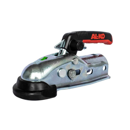 GANCIO GIUNTO A SFERA Ø 35 O Ø 50 AGGANCIO RIMORCHIO CARRELLO APPENDICE ALKO AK161 COMPLETO DI BULLONERIA