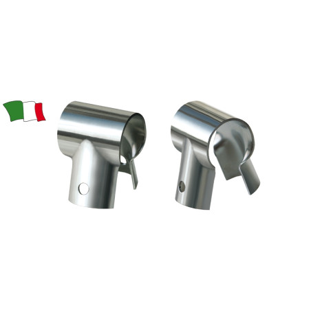 SUPPORTO A "T" STAMPATO IN ACCIAIO INOX AISI 316