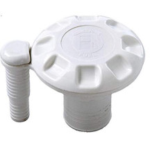 Tappo IMBARCO Carburante con SFIATO D 38 MM Bianco Accessori Barca Nautica