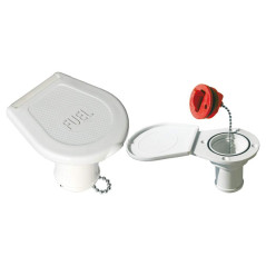 Tappo IMBARCO Carburante con SPORTELLO D 50 Accessori Barca Nautica