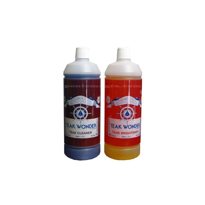Teak wonder combo pack brightener+cleaner 1000 ml x 2