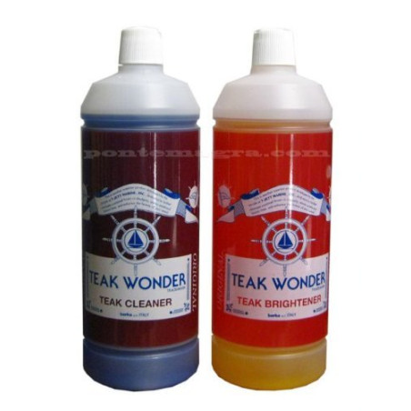 Teak wonder combo pack brightener+cleaner 1000 ml x 2