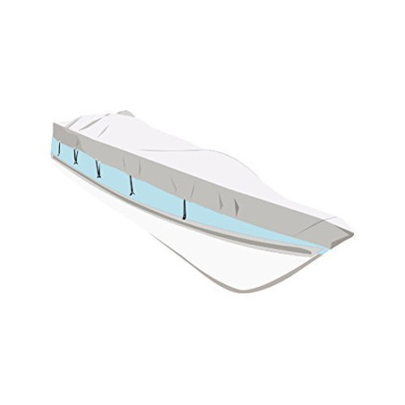 Trem - Covy, copertura per barche misura S, 300 denari, per barche lunghe da 4,9 mm a 5,6 cm, carena a V, larghezza massima di 2