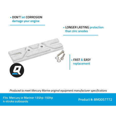 Aluminum Power Trim Anode 