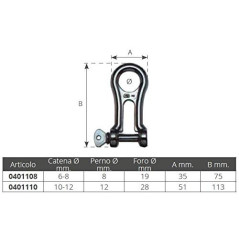  Chain Gripper Ø MM.6-8