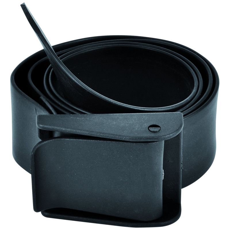 CINTURA GOMMA NERA FIBBIA NY BH0078N