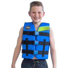 Jobe Junior 50N Waterski Jetski Wakeboarding Safety Impact Vest - Top - Blu