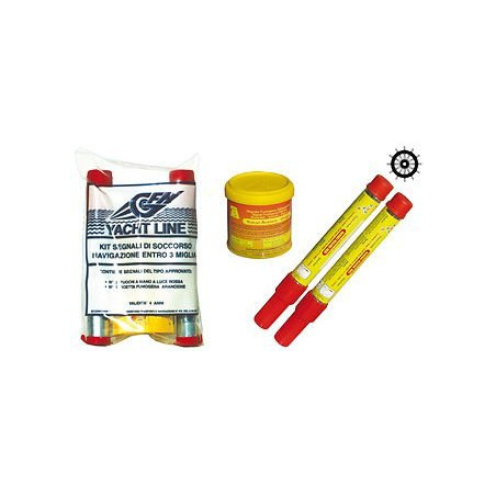 KIT SEGNALI SOCCORSO ENTRO LE 3 MIGLIA  
