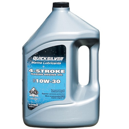 QUICKSILVER 4 STROKE MARINE ENGINE OIL  10W-30 4 L 