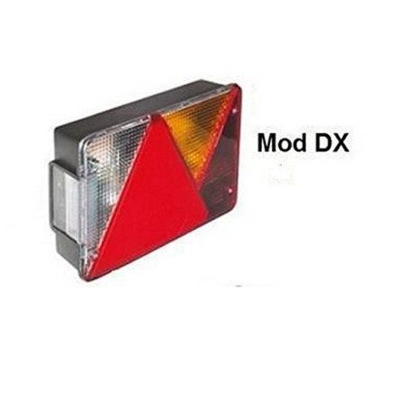 FANALE MULTIFUNZIONE DESTRO CON RETRONEBBIA ACCESSORI CARRELLO ELLEBI BARCA NAUTICA