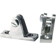 Forcella Base Piana Supporto Inox AISI 316 - inclinata 10°