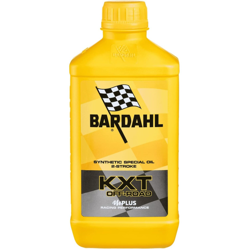 Bardahl - KXT Off-Road, Olio Sintetico per Moto con Motori 2 Tempi,  1 Litro