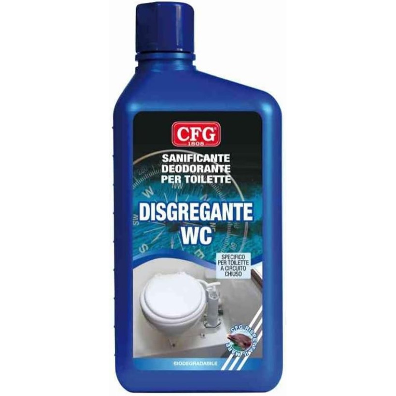 DISGREGANTE WC SANIFICANTE DEODORANTE PER TOILETTE LT 1 