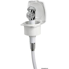 OSCULATI Doccetta New Edge Bianca Tubo PVC 4 m