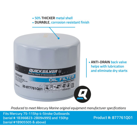 OIL FILTER 4 STROKE by QuickSilver