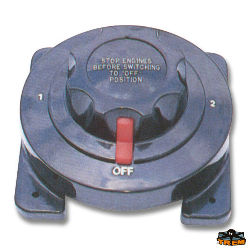 Selettore Deviatore per Batteria Staccabatteria Nautica Camper Barca 12V 24V