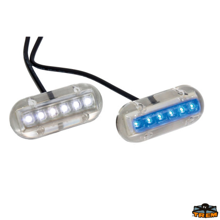 TREM Luce Subacquea A 6 LED - Blu