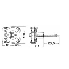 TIMONERIA MECCANICA ULTRAFLEX T71 FC 