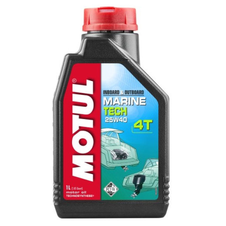 MOTUL MARINE TECH 25W40 INBOARD&OUTBOARD 4T 1 LITRO