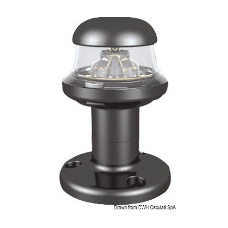 OSCULATI Fanale nero  LED 360°