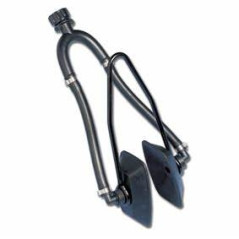 Cuffia per lavaggio motori fuoribordo universale con doppio ingresso acqua Motor Flusher