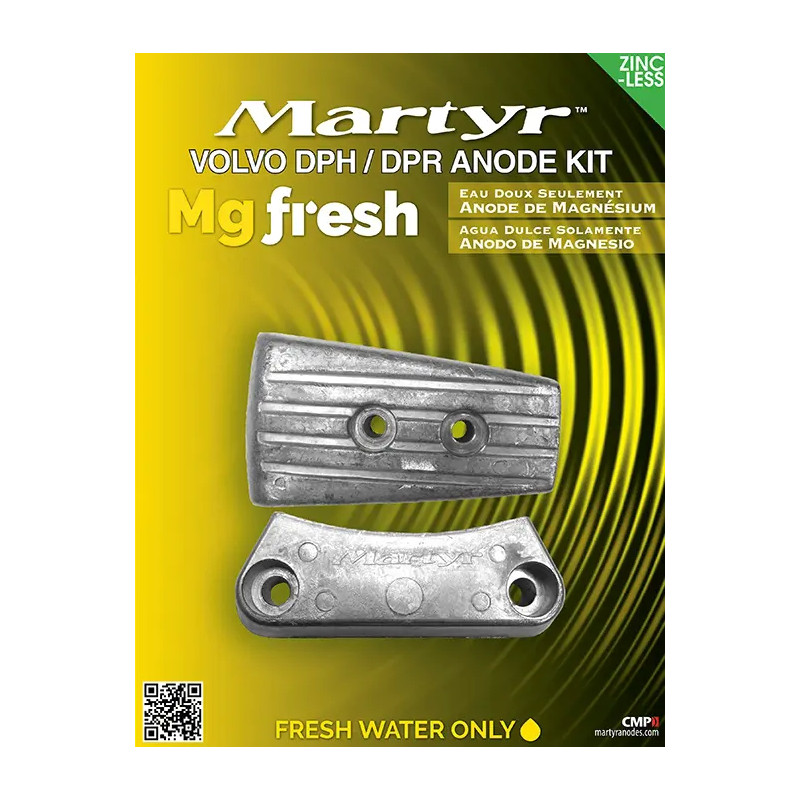 Set anodo in magnesio per Volvo Penta DPH/DPR Set anodo in magnesio per Volvo Penta DPH/DPR