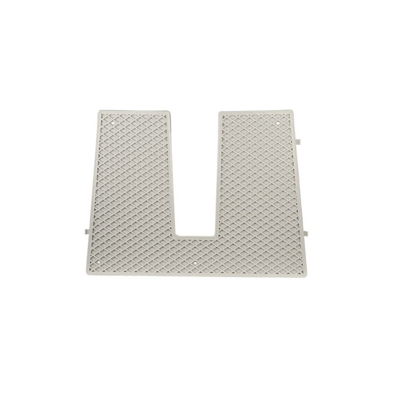 PIASTRA DI POPPA 430X325 MM GRIGIO 