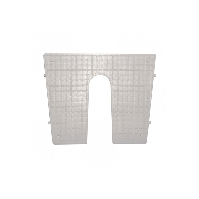 PIASTRA DI POPPA 430X350 MM BIANCO 