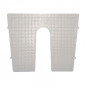 PIASTRA DI POPPA 430X350 MM BIANCO 