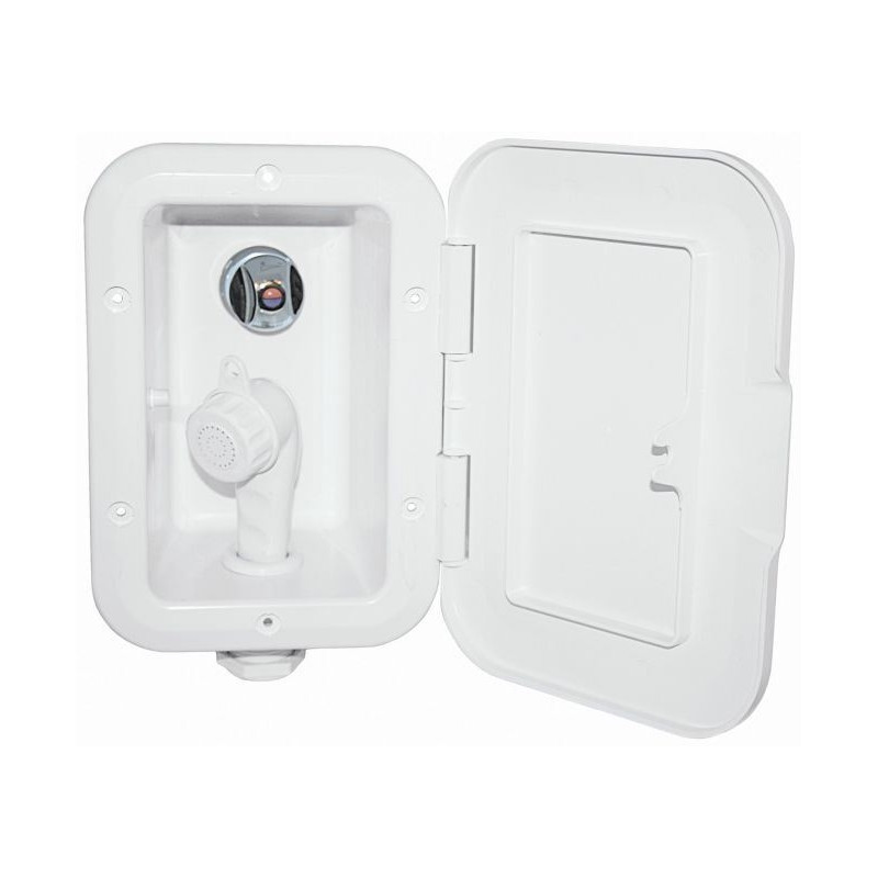 Kit Nicchia con Sportello Doccetta  3 mt Miscelatore 186x247mm  LZ196469