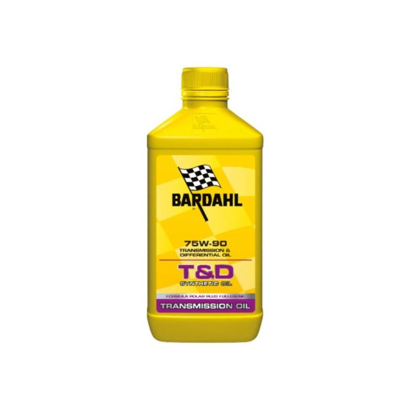 Bardahl - T&D 75W90, SYNTHETIC OIL Lubrificante per Trasmissioni e DifferenzialI  1 Litro