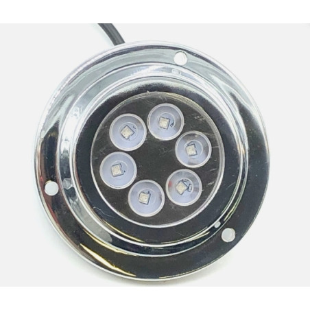 TREM Luce Subacquea A 6 LED - BIANCA
