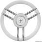OSCULATI Volante Apollo Inox +Poliuretano Ø 350 mm Bianco