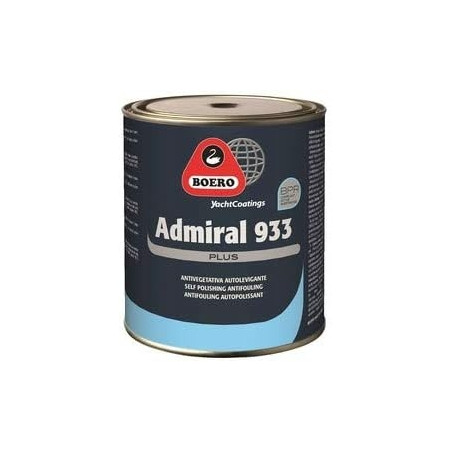 Boero Yacht Coatings Admiral Antivegetativa autolevigante, colore: Dark Blu   0,75 l