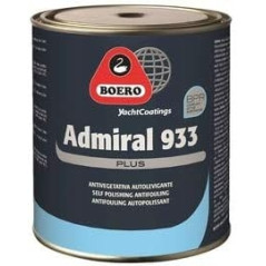 Boero Yacht Coatings Admiral Antivegetativa autolevigante, colore: White  0,75 l