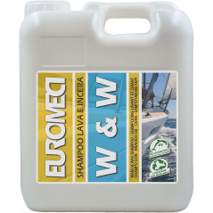 W & W, Shampoo lava e incera per Imbarcazioni, 5.000 ml