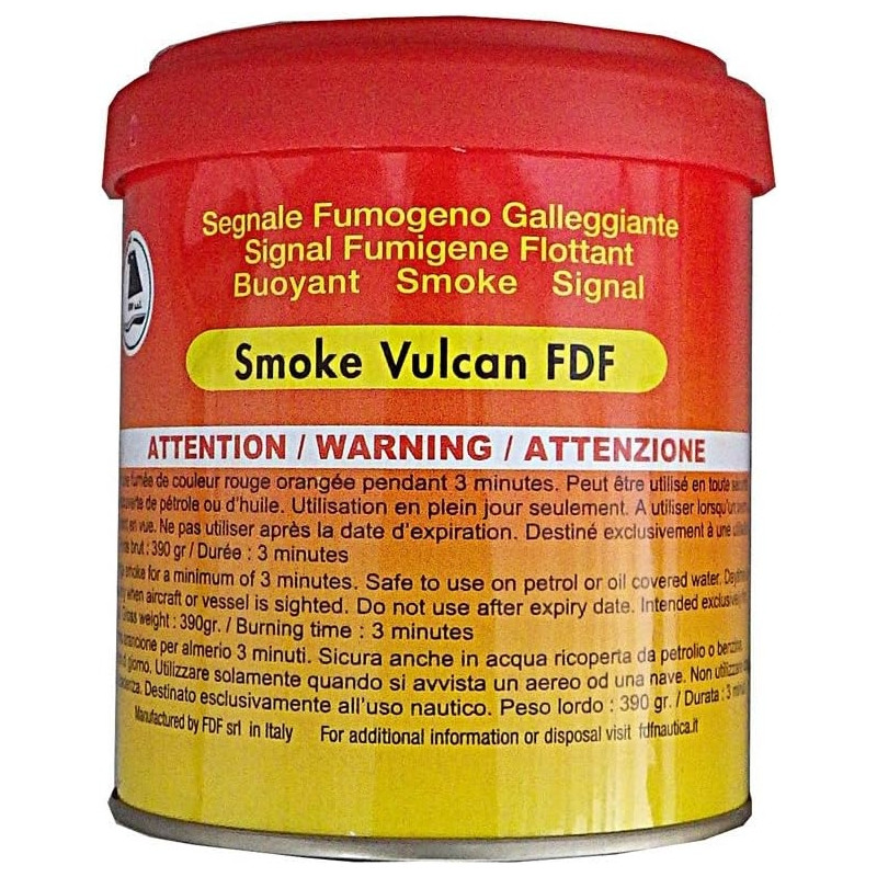 BOETTA FUMOGENA GALLEGGIANTE CON SEGNALE DIURNO ARANCIONE BOETTA FUMOGENA GALLEGGIANTE CON SEGNALE DIURNO ARANCIONE