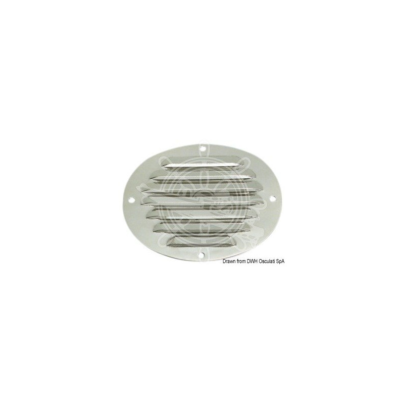 OSCULATI Presa d'Aria Ovale Inox 116 x 128 mm