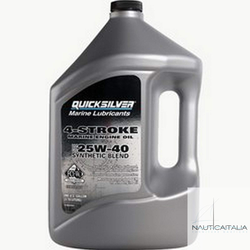 Quicksilver 25W-40 Synthetic Blend LT. 4 Quicksilver 25W-40 Synthetic Blend LT. 4