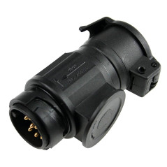  Adattatore per esterni e roulotte pezzo 13-pin spina a 7-pin presa - Collegamento 12 V - Caravan & Motorhome Accessori - IP44 -