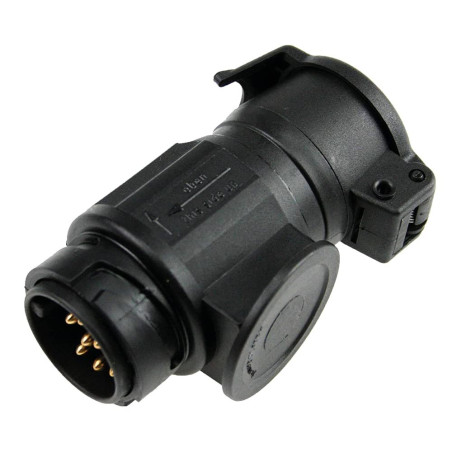  Adattatore per esterni e roulotte pezzo 13-pin spina a 7-pin presa - Collegamento 12 V - Caravan & Motorhome Accessori - IP44 -