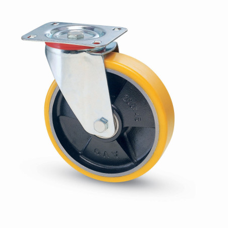 RUOTA IN ULTR. ART.22 D.200X40 GIREVOLE PZ - 1