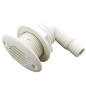SFIATO ABS BIANCO OVALE PORTAGOMMA 90° ACCESSORI BARCA NAUTICA