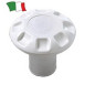  TAPPO IMBARCO CARBURANTE BIANCO D 50 MM IN PLASTICA APERTURA A VITE ACCESSORI BARCA